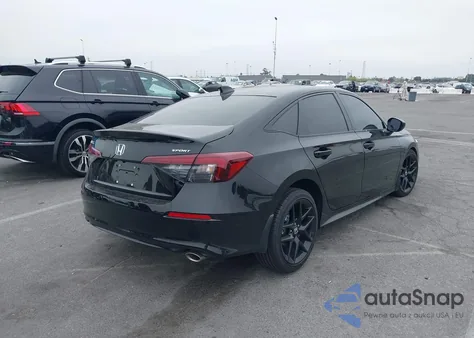 2025 Honda Civic Sport из США, поврежденный, VIN 2HGFE2F57SH572385